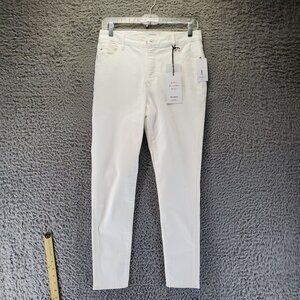 Skinnygirl Jeans Womens 28/6 White Fit Solution Skinny Stretch Denim *NWT*